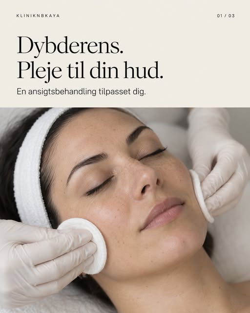 Ansigtspleje fra KlinikNBKAYAs Instagram
